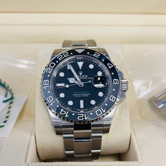 Rolex GMT-Master II "Bruce Wayne" Stainless Steel Oyster 126710GRNR - NEW 2024