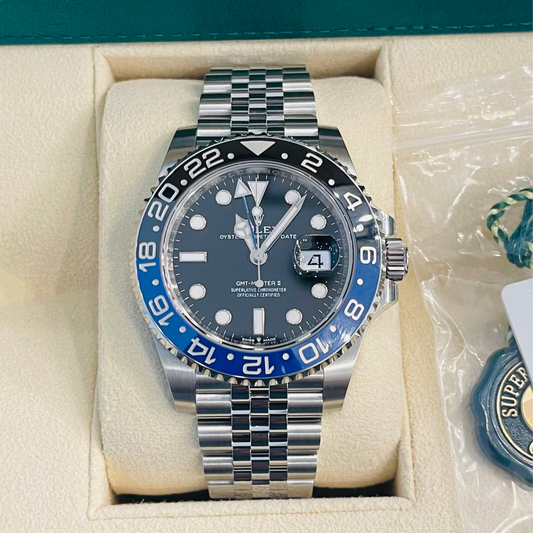 Rolex GMT-Master II "Batgirl" Stainless Steel Black Dial Jubilee 126710BLNR - NEW 2024